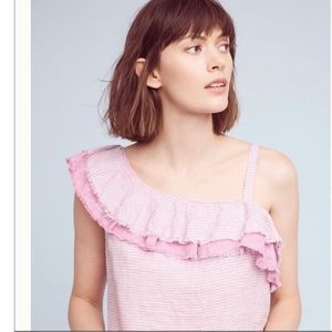 Holding Horses Pink & Purple Cold Shoulder Blouse